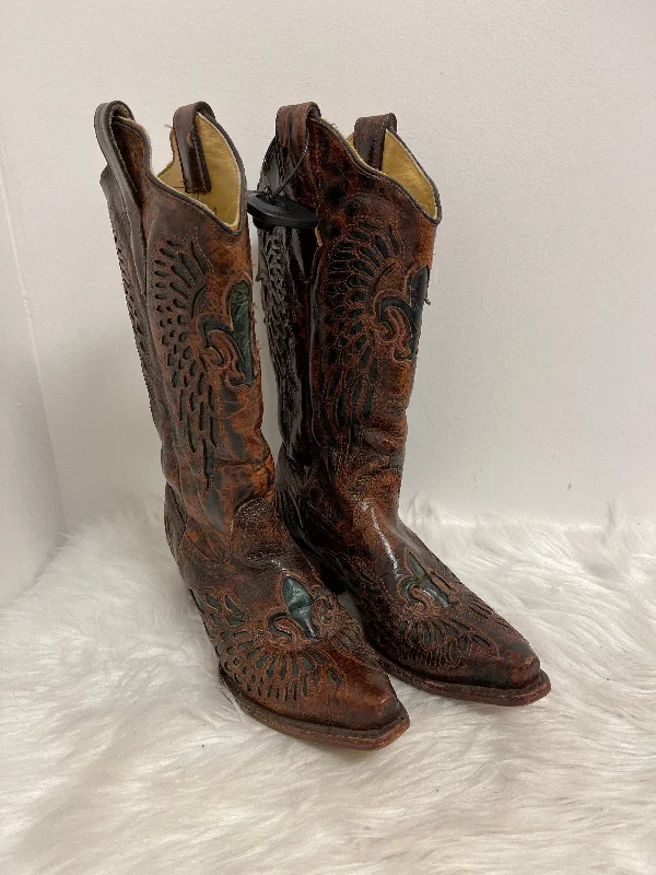 Boots Western By Corral In Brown, Size: 6