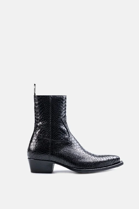 ""JIM MORRISON"" Western Boot Python-Effect