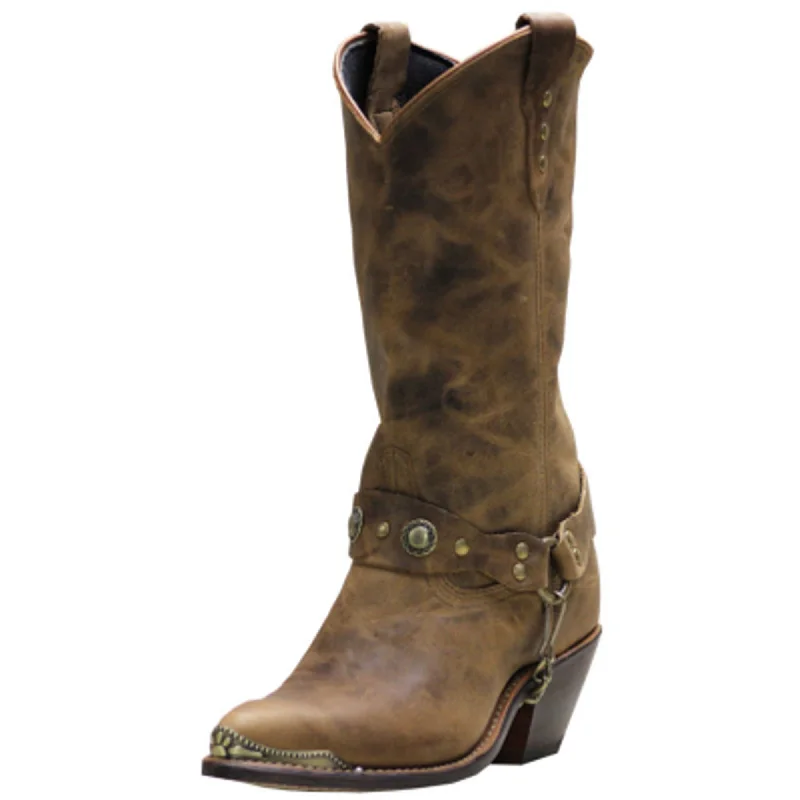 Women's Abilene Sage 11"" Concho Western (Antique Tan)
