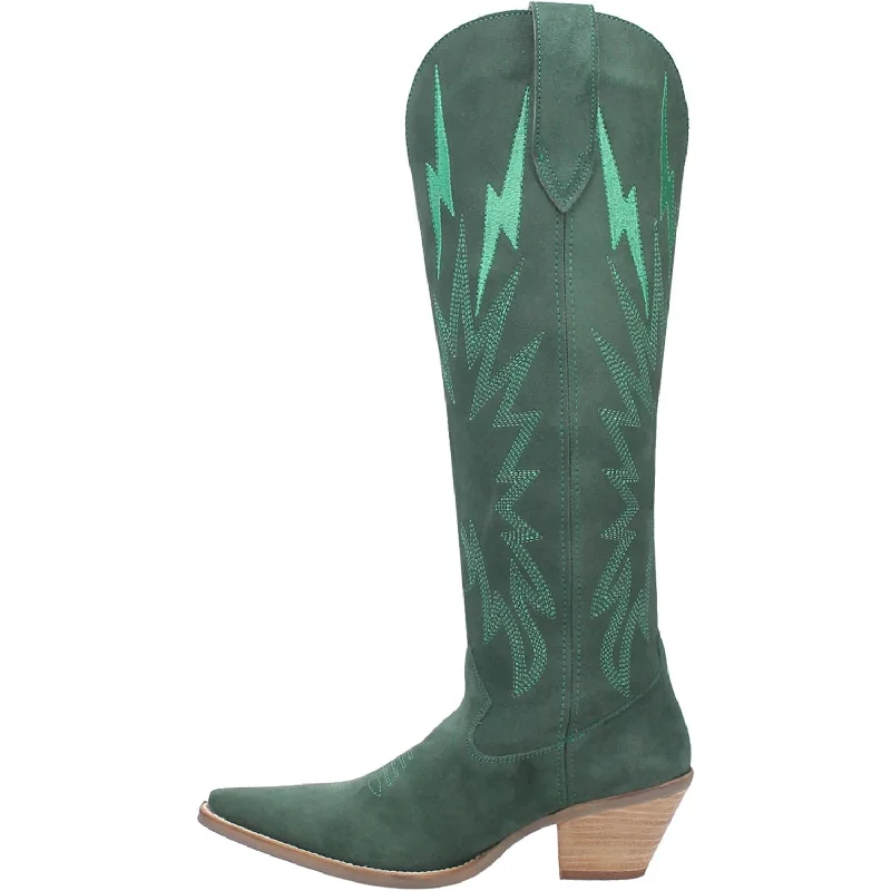 Dingo Women's Thunder Road Suede Boot in Green Dingo Women's Thunder Road Suede Boot in Green