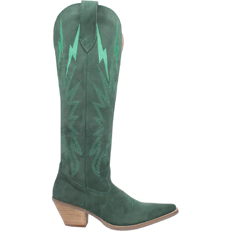 Dingo Women's Thunder Road Suede Boot in Green Dingo Women's Thunder Road Suede Boot in Green