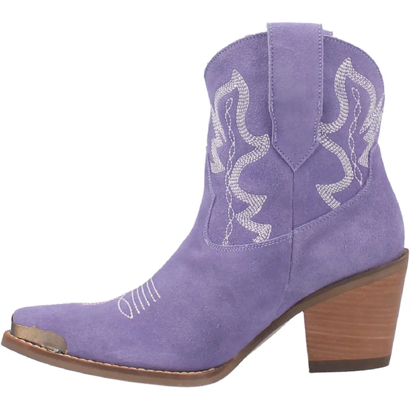 Dingo Women's Joyride Suede Bootie in Periwinkle Dingo Women's Joyride Suede Bootie in Periwinkle