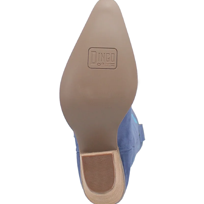 Dingo Women's Thunder Road Suede Boot in Blue Dingo Women's Thunder Road Suede Boot in Blue