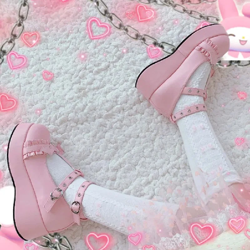 Marry Janes style gothic boots