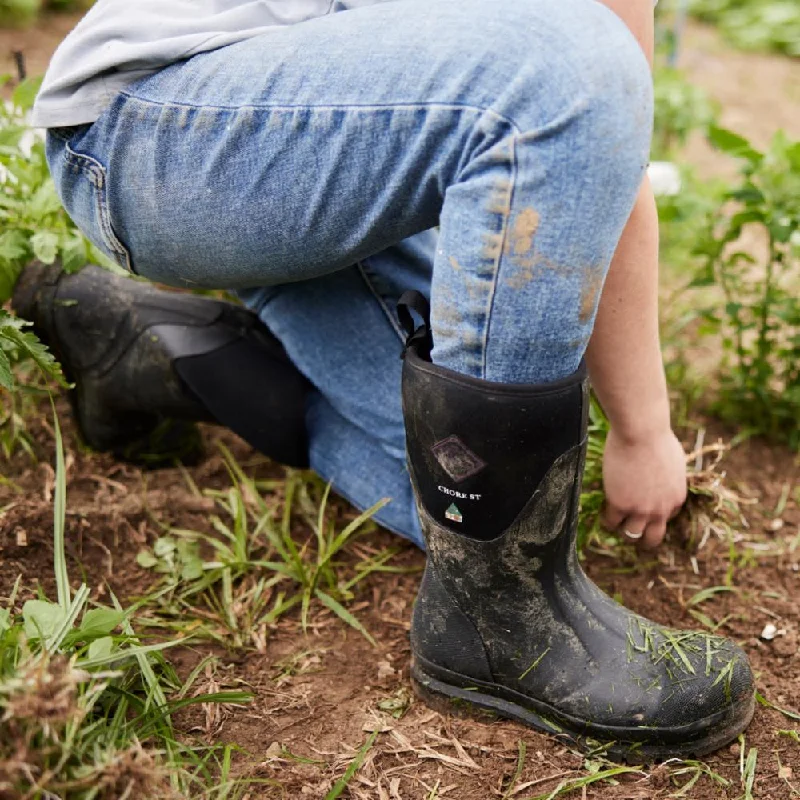Muck Footwear Women CHORE CLASSIC MID STEEL TOE CSA BLACK