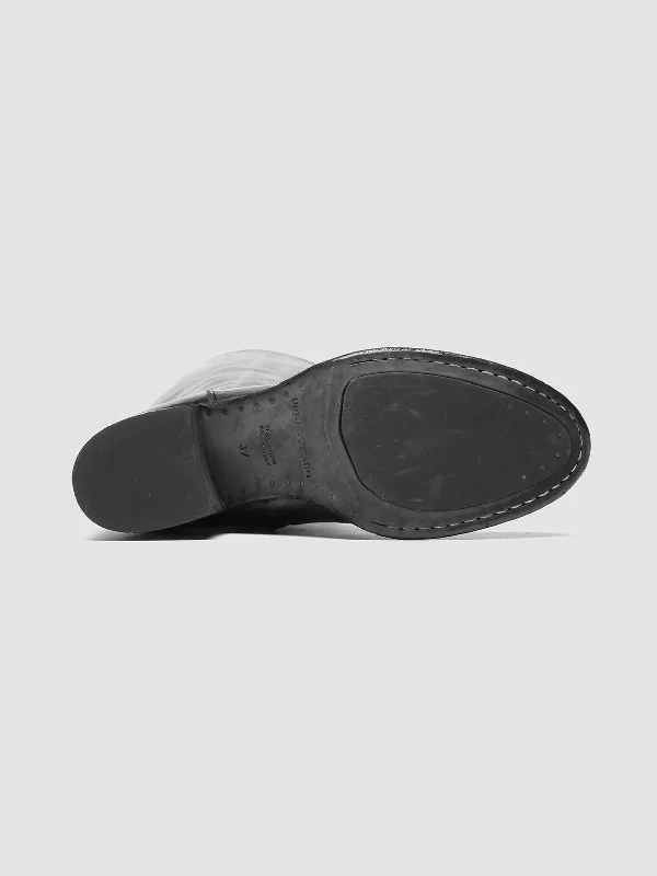 DENNER 116 - Black Leather Zip Boots DENNER 116 - Black Leather Zip Boots