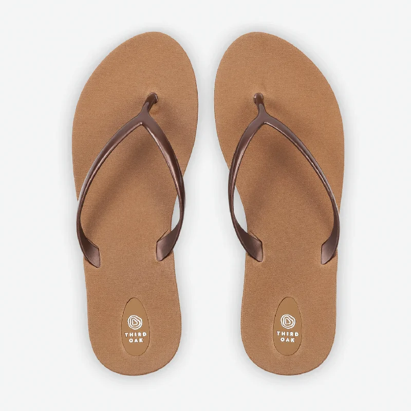 Scout Flip Flops in Toffee Copper