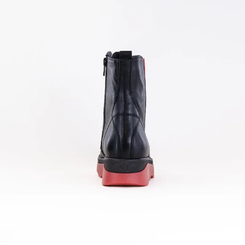 Wolky Akita WR (Women's) - Black/Red Savana Leather Wolky Akita WR (Women's) - Black/Red Savana Leather