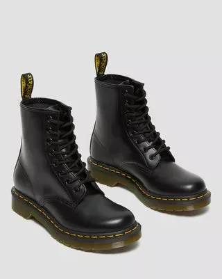 1460 Women's Black Leather Lace Up Boots 1460 Women's Black Leather Lace Up Boots