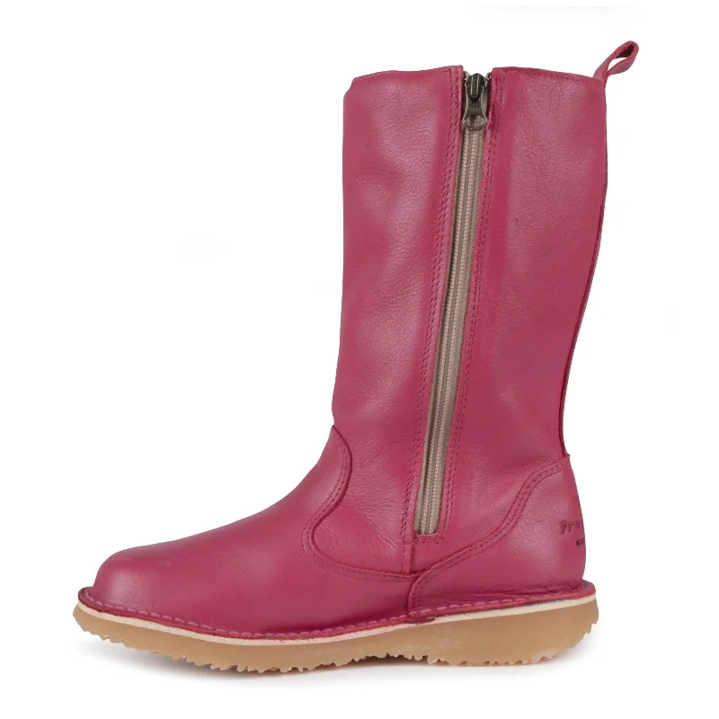 Eskimo 100% Wool-Lined Ladies Premium Leather Boot - Onspan Cerise