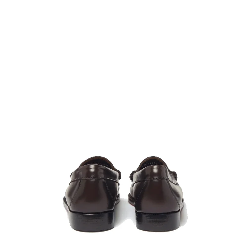 G.H.Bass Womens Bass Weejun Penny Loafer Chocolate Leather