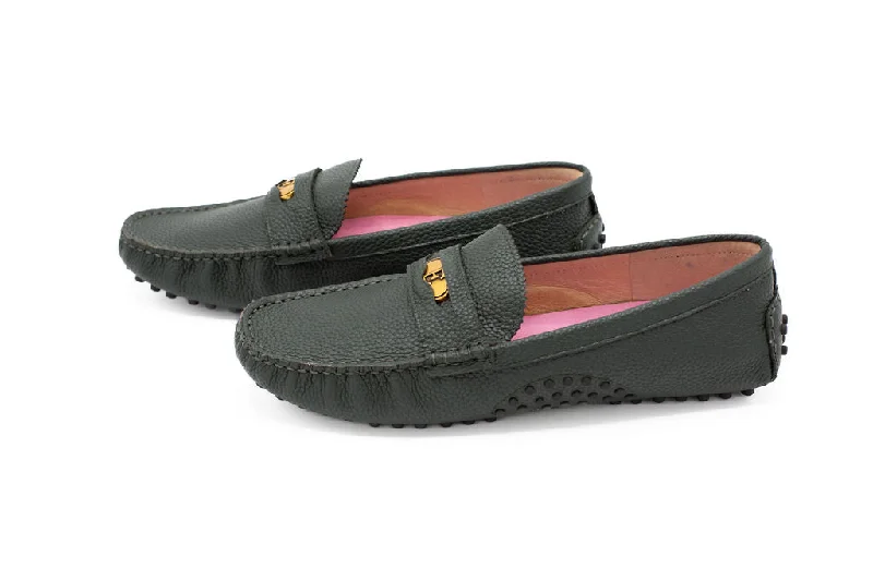 Jill Green Grain Leather