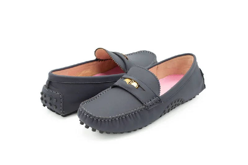 Jill Navy Gum Leather