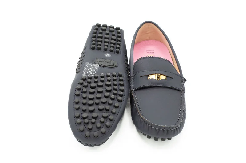 Jill Navy Gum Leather Jill Navy Gum Leather