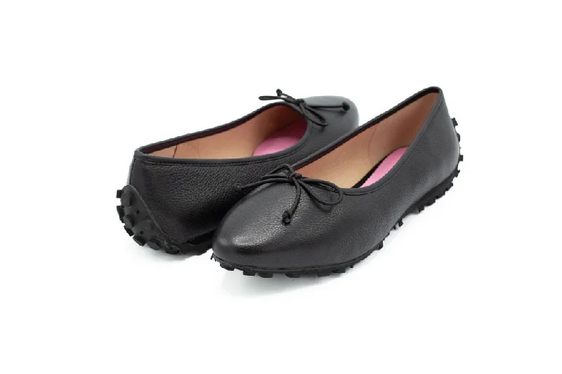 Nacter Black Grain Leather Black Sole Nacter Black Grain Leather Black Sole