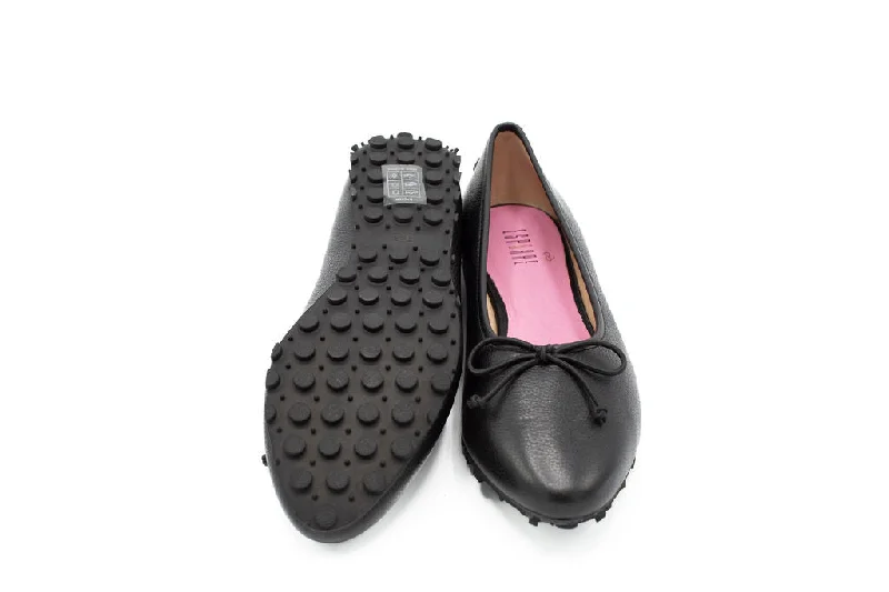 Nacter Black Grain Leather Black Sole Nacter Black Grain Leather Black Sole