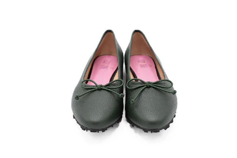 Nacter Green Grain Leather Black Sole Nacter Green Grain Leather Black Sole