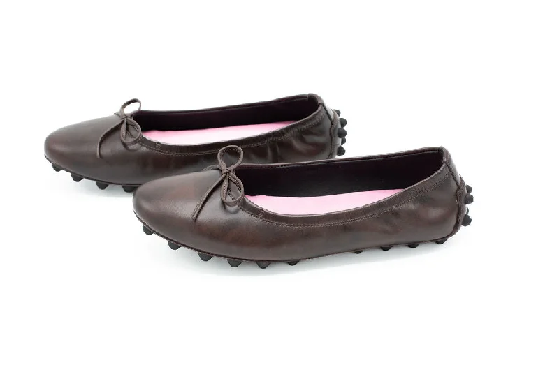 Newn Brown Marble Leather