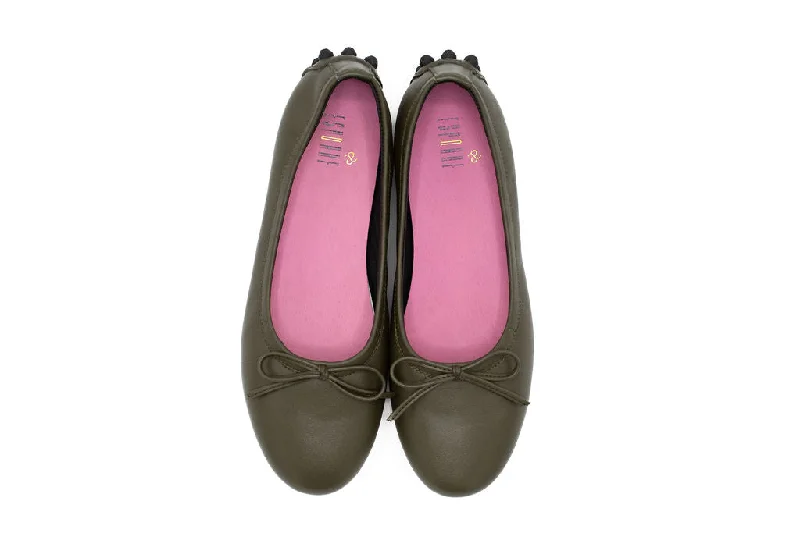 Newn Olive Leather Newn Olive Leather