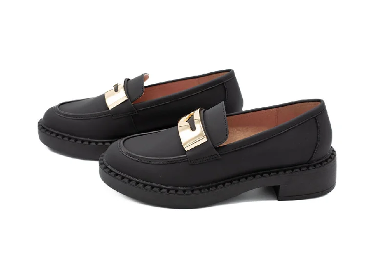 Rev Black Gum Leather