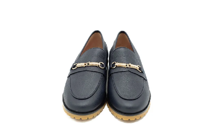 Rill Navy Grain Leather Rill Navy Grain Leather
