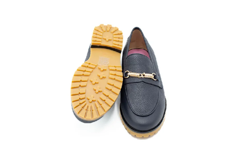 Rill Navy Grain Leather Rill Navy Grain Leather