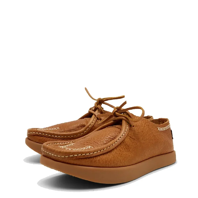 Yogi Womens Willard Ostrich Leather Shoe Honey