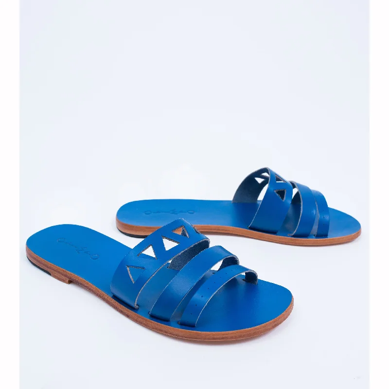 Zoe | Leather Slides