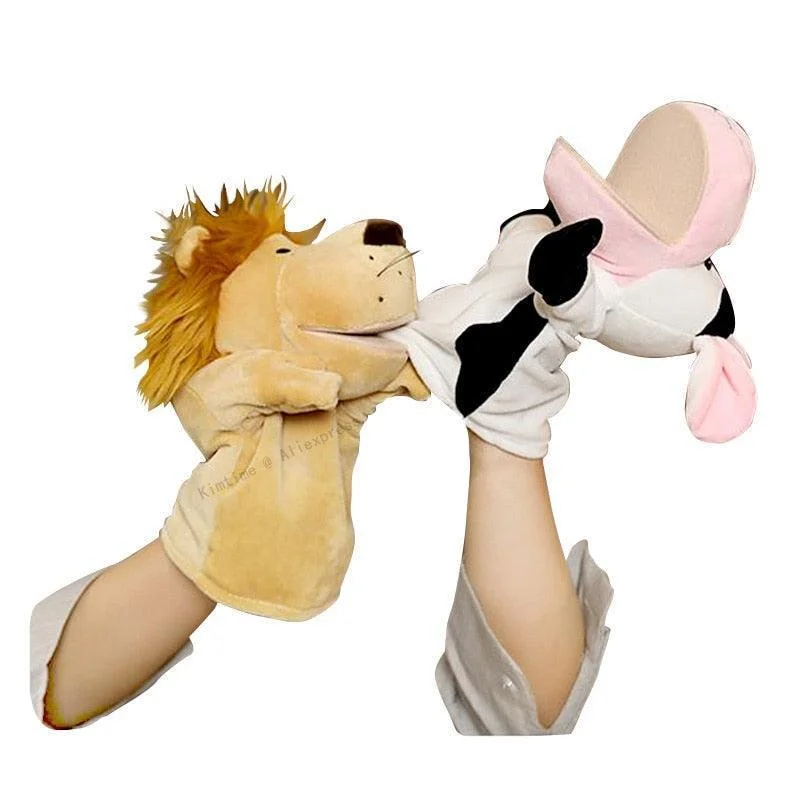 10.6" Educational Animals Hand Puppet Cloth Toy Dolls