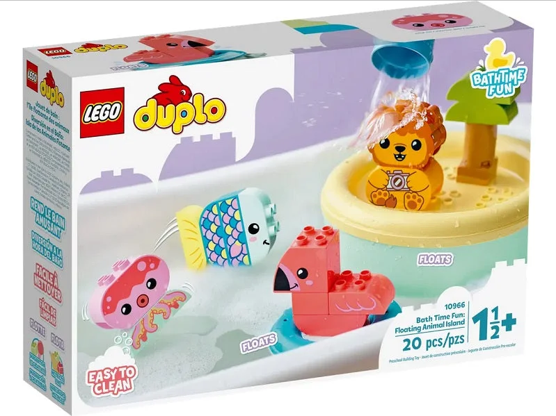 DUPLO Bath Time Fun: Floating Animal Island 10966