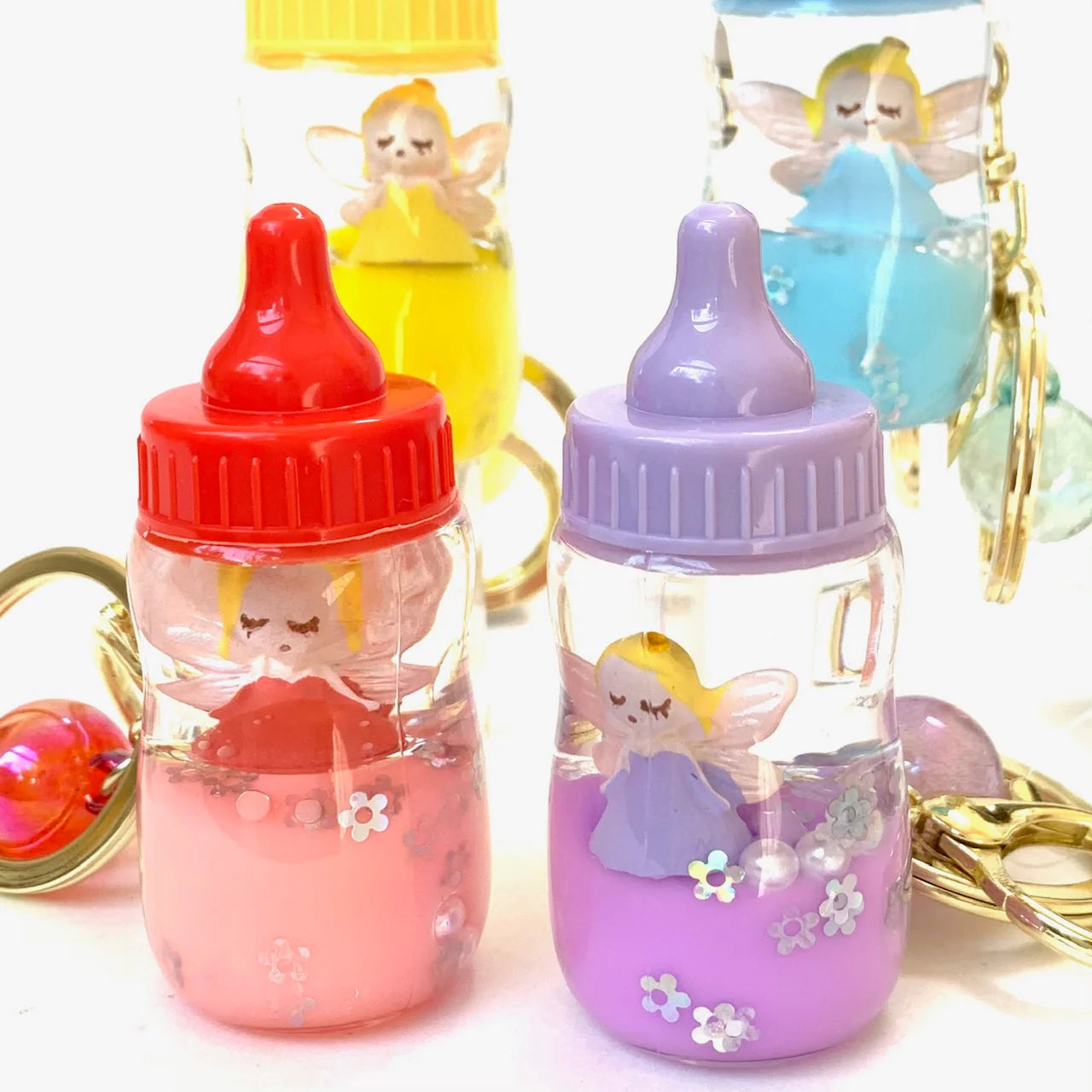 Angel Fairy Bottle Keyring