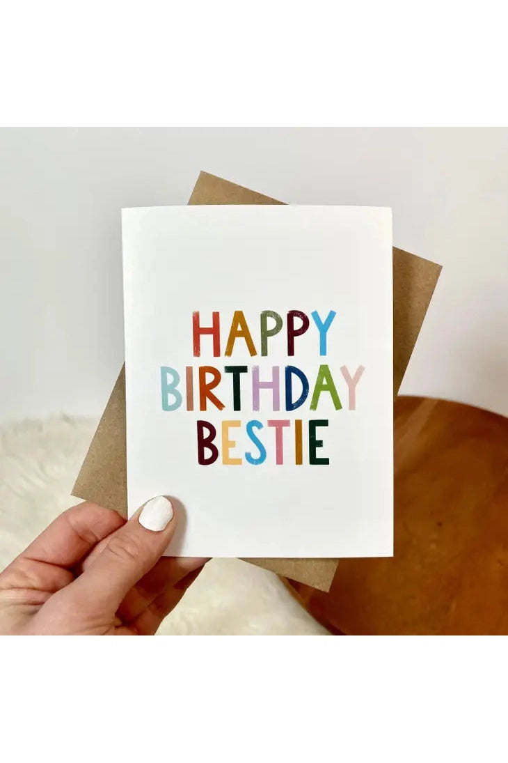 Bestie Birthday Card