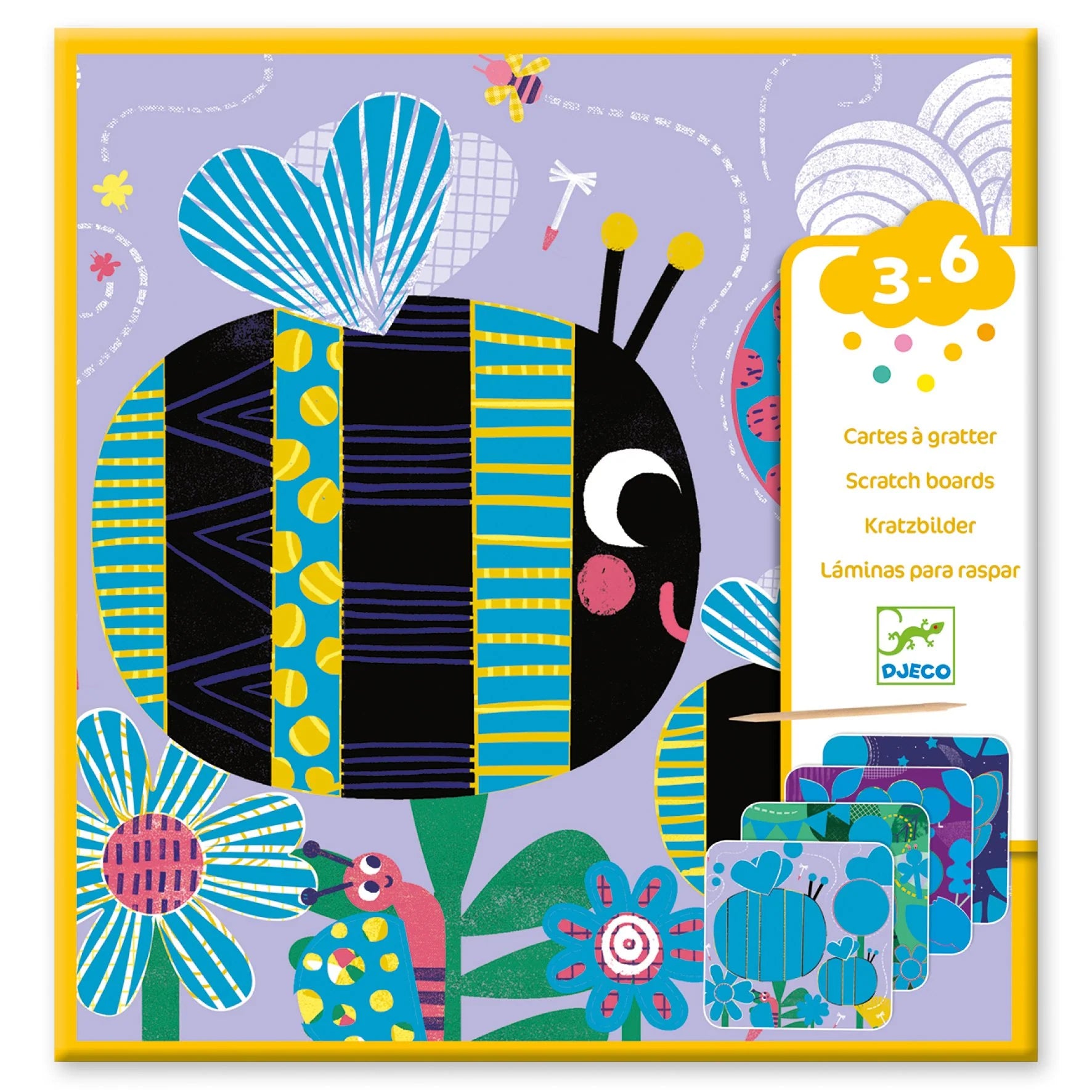 Bugs Scratch Card Activity Set