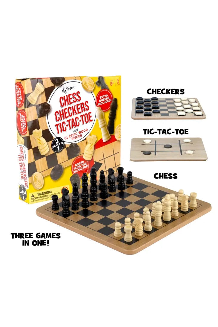 Chess, Checkers, & Tic Tac-Toe