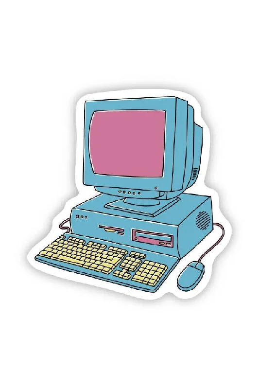 Computer Sticker - 90s Themed