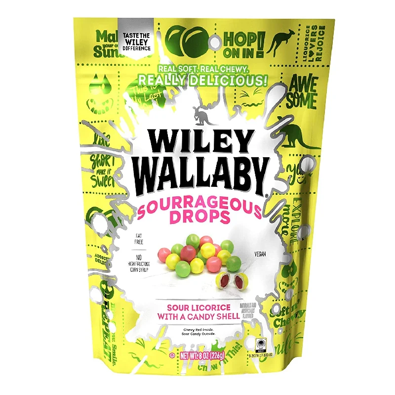Wiley Wallaby Sourrageous Candy Drops