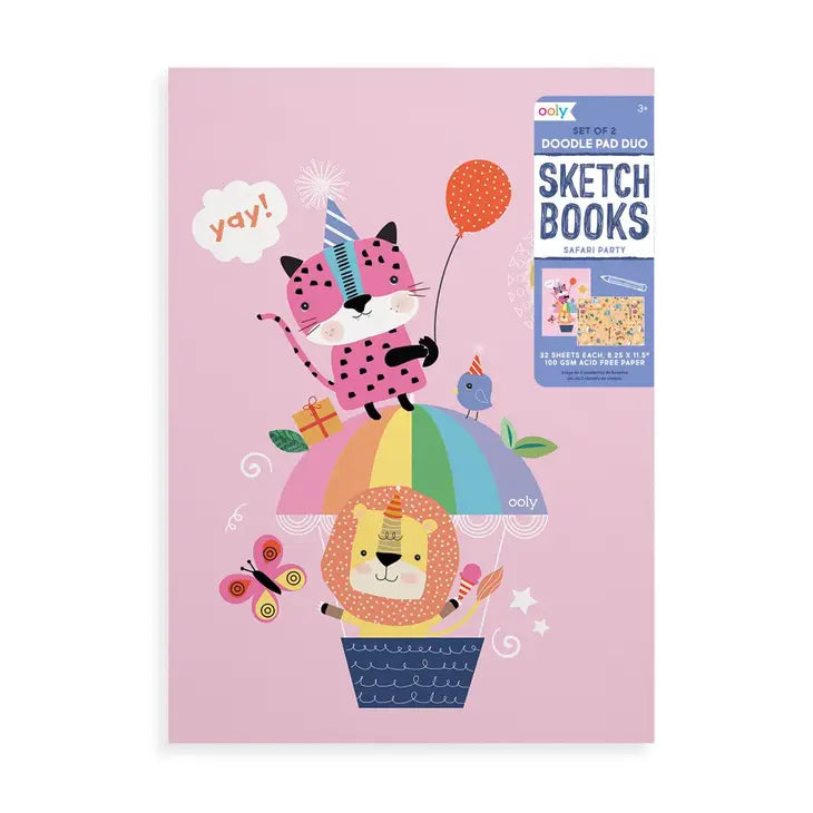 Doodle Pad Duo Sketchbooks: Safari Party