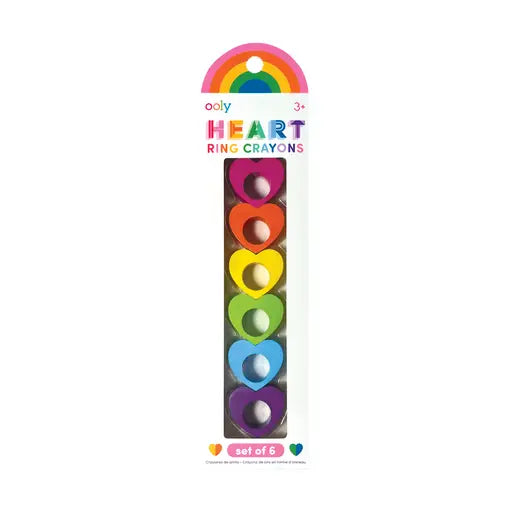 Heart Ring Crayons Set