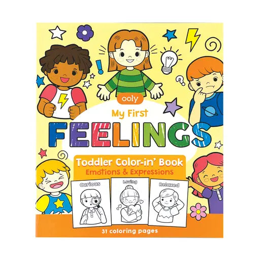 Toddler Coloring Book: Feelings