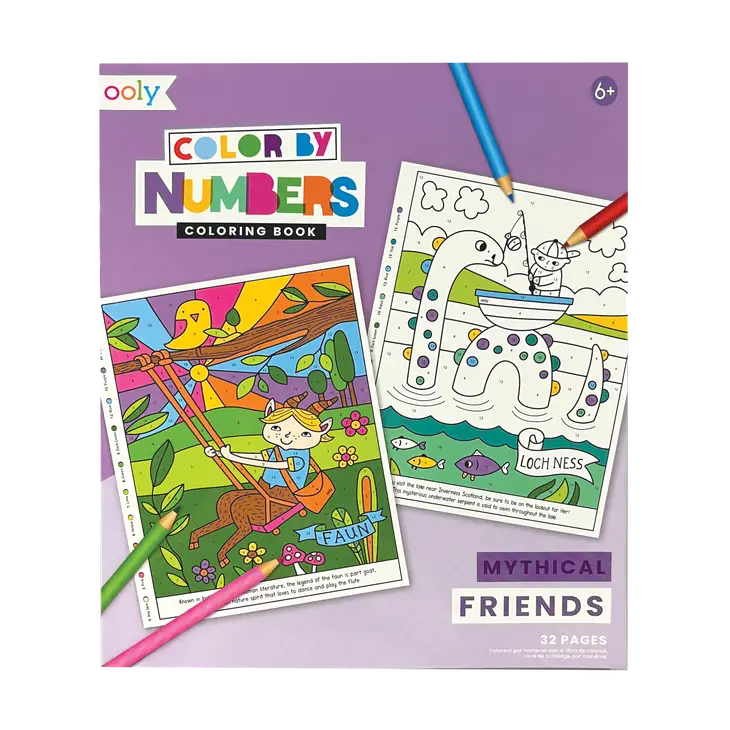 Color By Number Coloring Book