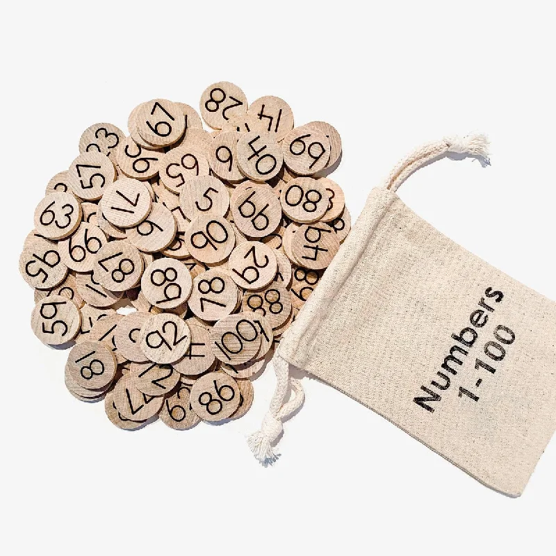 1-100 counting discs