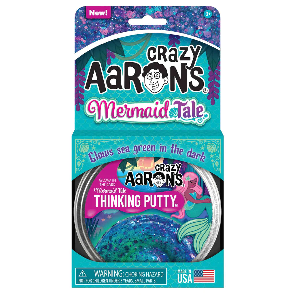 Crazy Aaron's Mermaid Tale 4" Thinking Putty