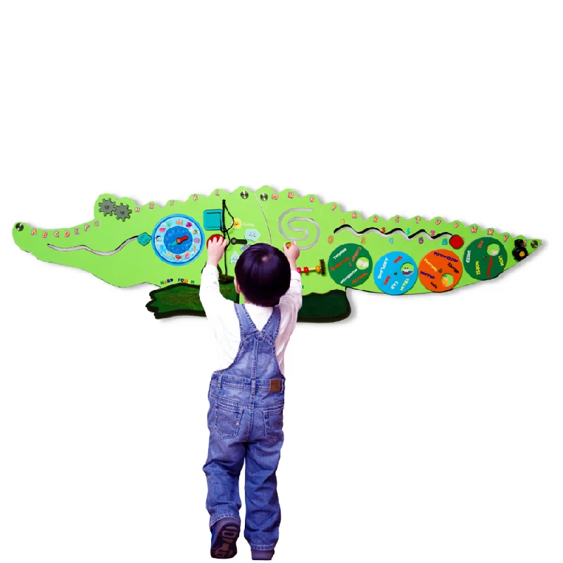 Crocky Birch Wooden Activity Wall Panel