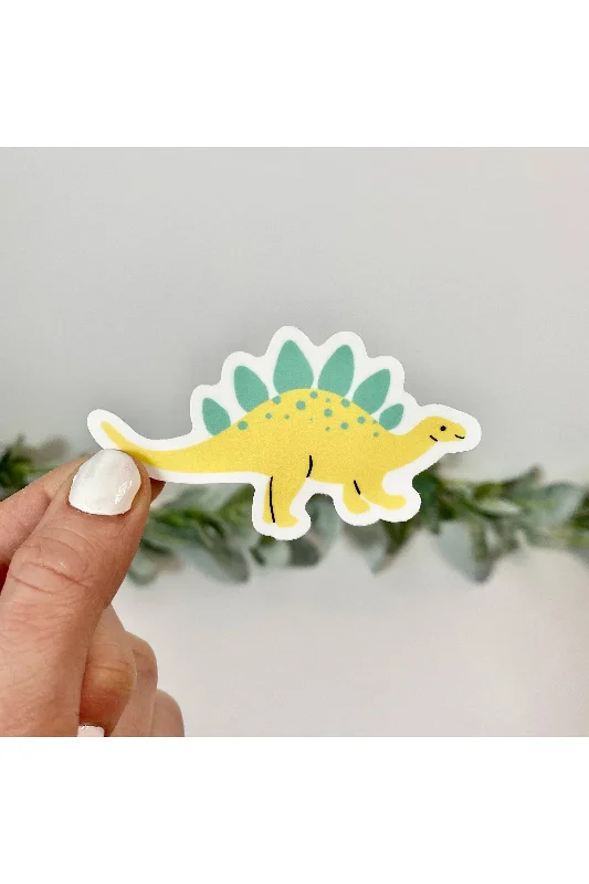 Cute Yellow Dinosaur Sticker
