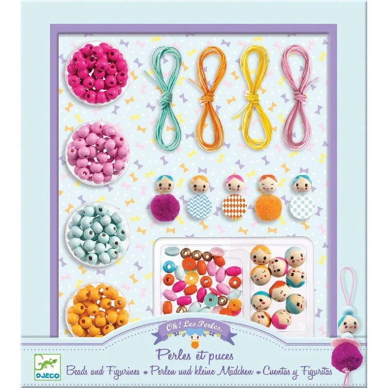 Djeco beads and figurines kit
