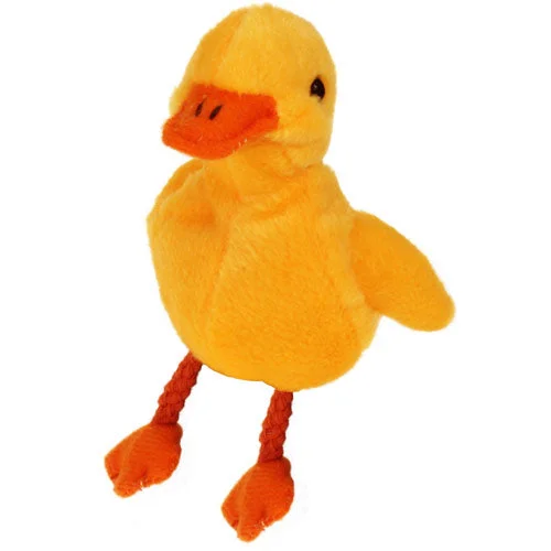 Yellow Duckling Finger Puppet