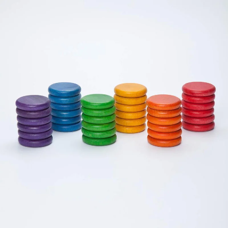 Grapat coloured coins 36 pcs