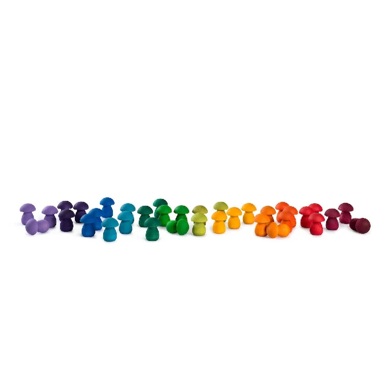 Grapat mandala rainbow mushrooms 36 pcs