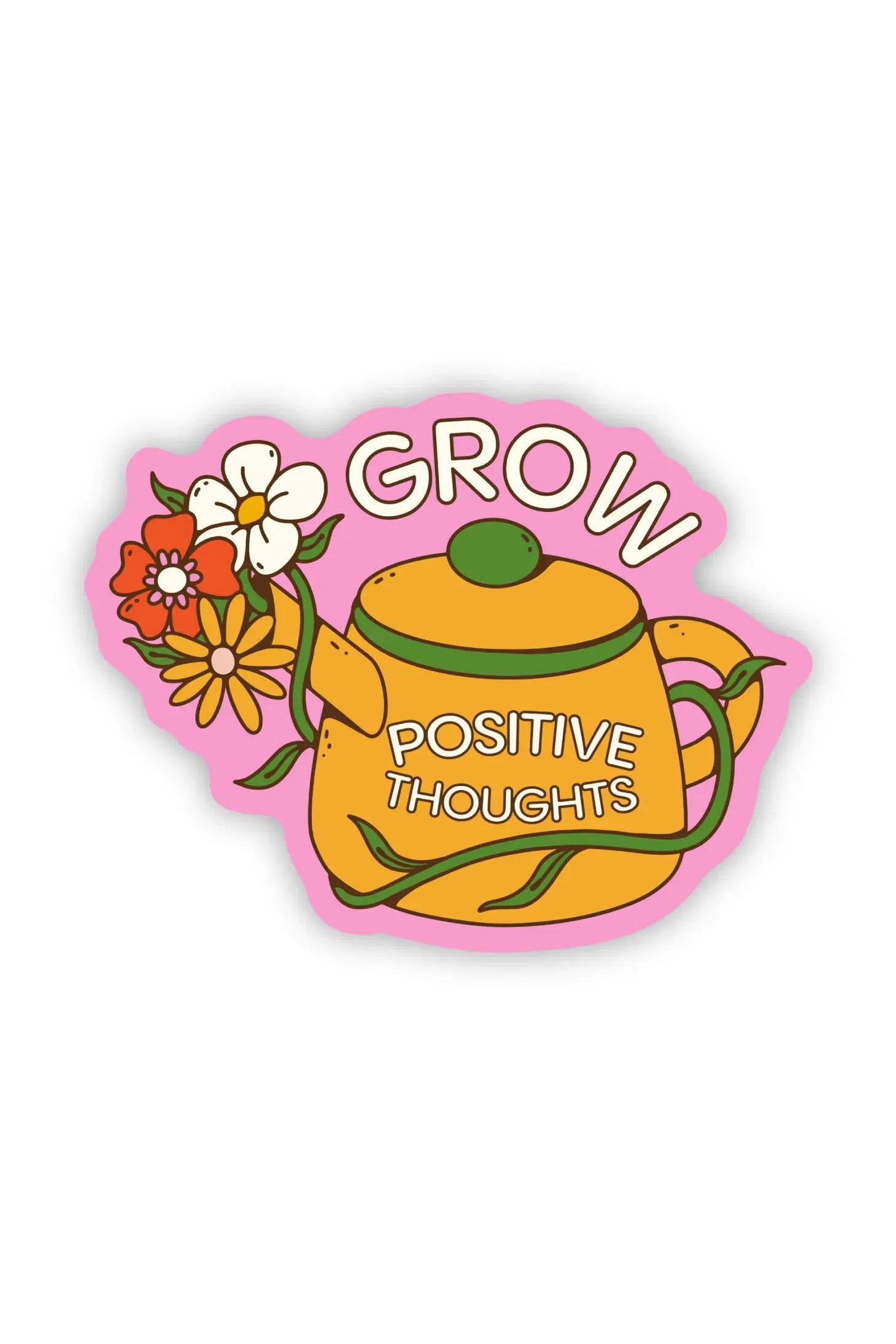 Grow Positive Thoughts Sticker