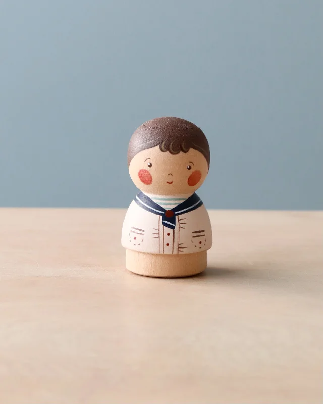 Handmade Peg Doll - Boy